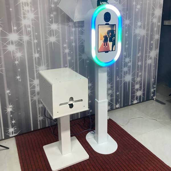 Photobooth installé dans une salle de réception